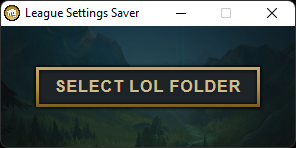 Select League Of Legends folder