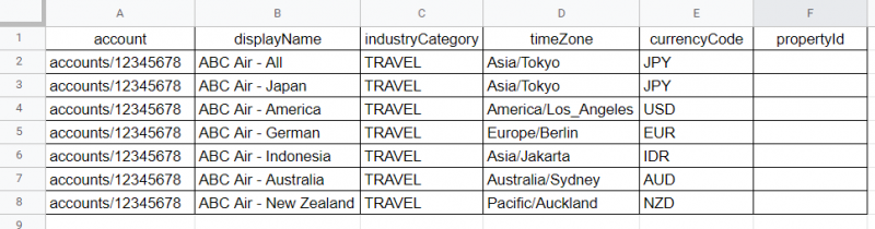 Example Sheet