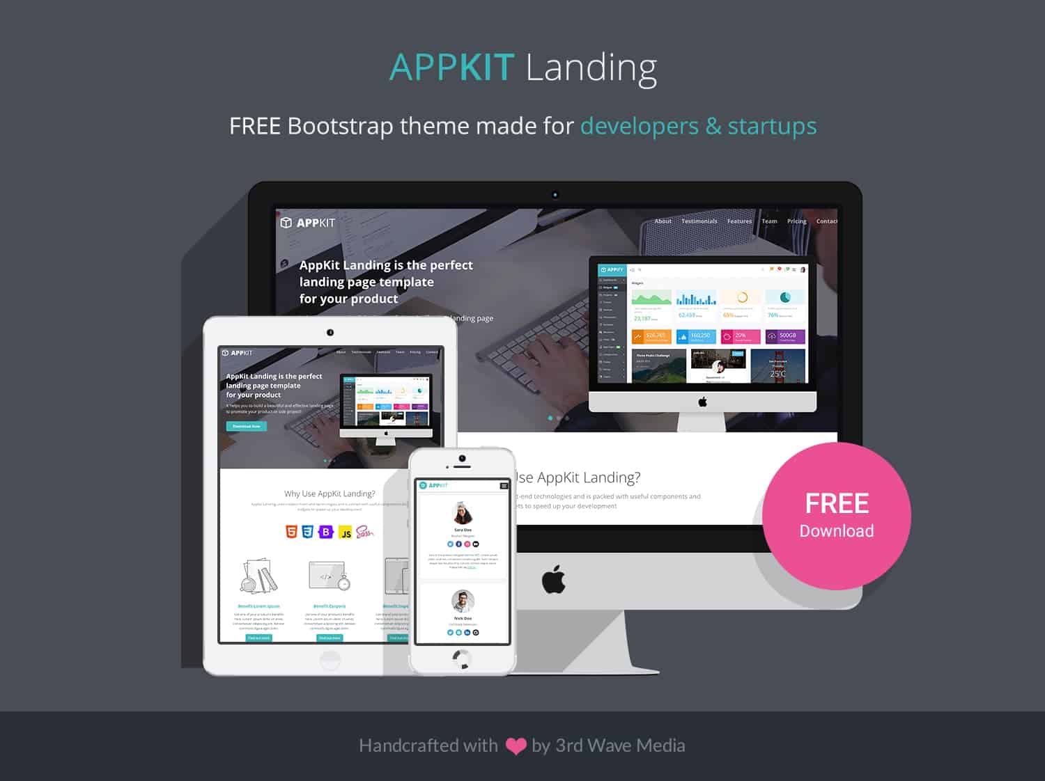 Free Bootstrap Theme for Developers and Startups