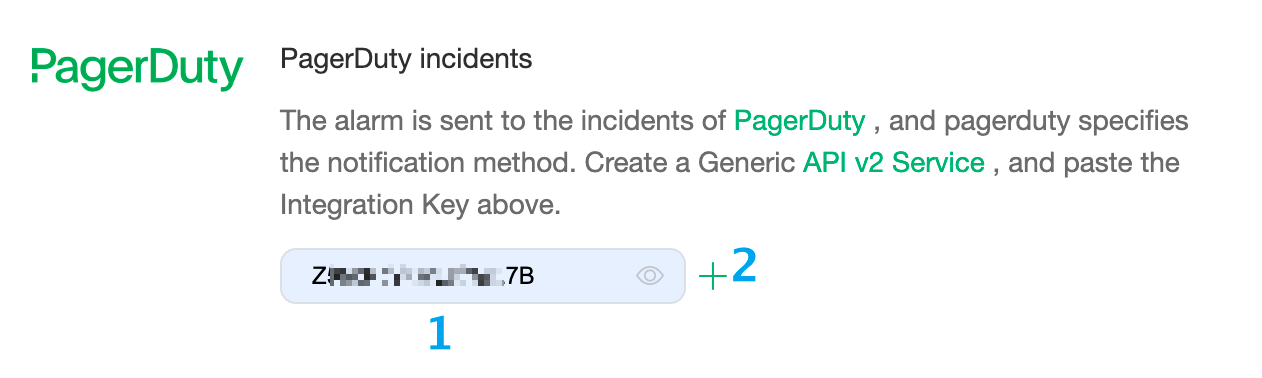 Fill in the Integration key on EMQX Cloud