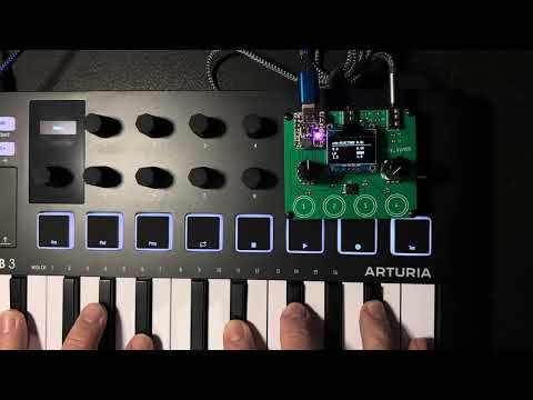 More Wavetable synth w/ CircuitPython synthio on QTPy RP2040