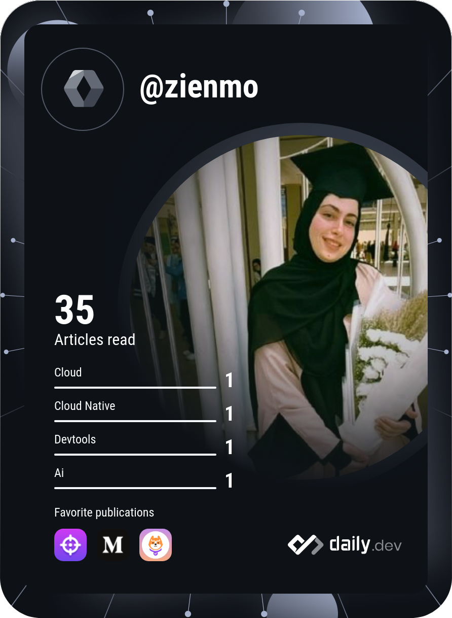 Zien Mohammed Abdelmonaem's Dev Card