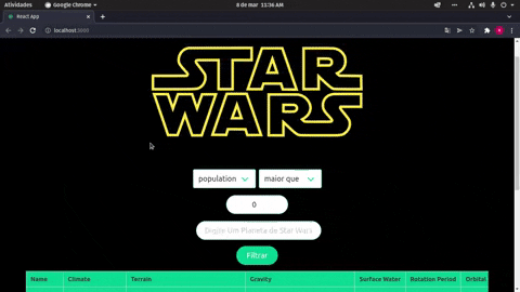 Project Star Wars Planet Search GIF filtering by name