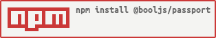 booljs-passport NPM icon