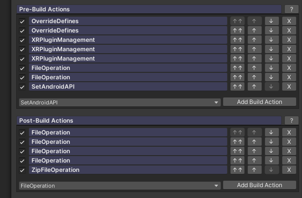 Show Notes/Allow naming of individual Pre/Post Build Actions · Issue ...