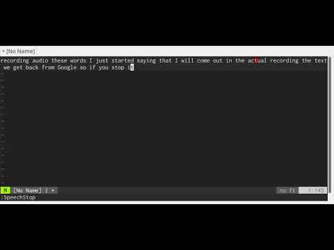 vim-speech video demo