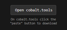 GitHub - maxon8bit/cobalt.tools-Chrome-Extension: This Fan-Made ...