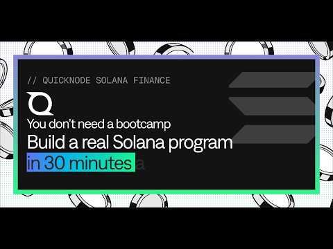 Escrow video: you don't need a bootcamp - build a Solana program (smart contract) in 30 minutes