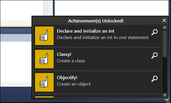 Achievement Notification