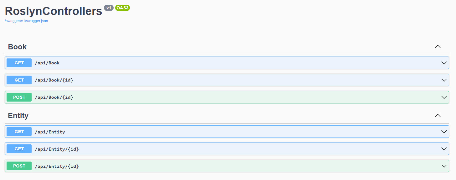 roslyn controller swagger