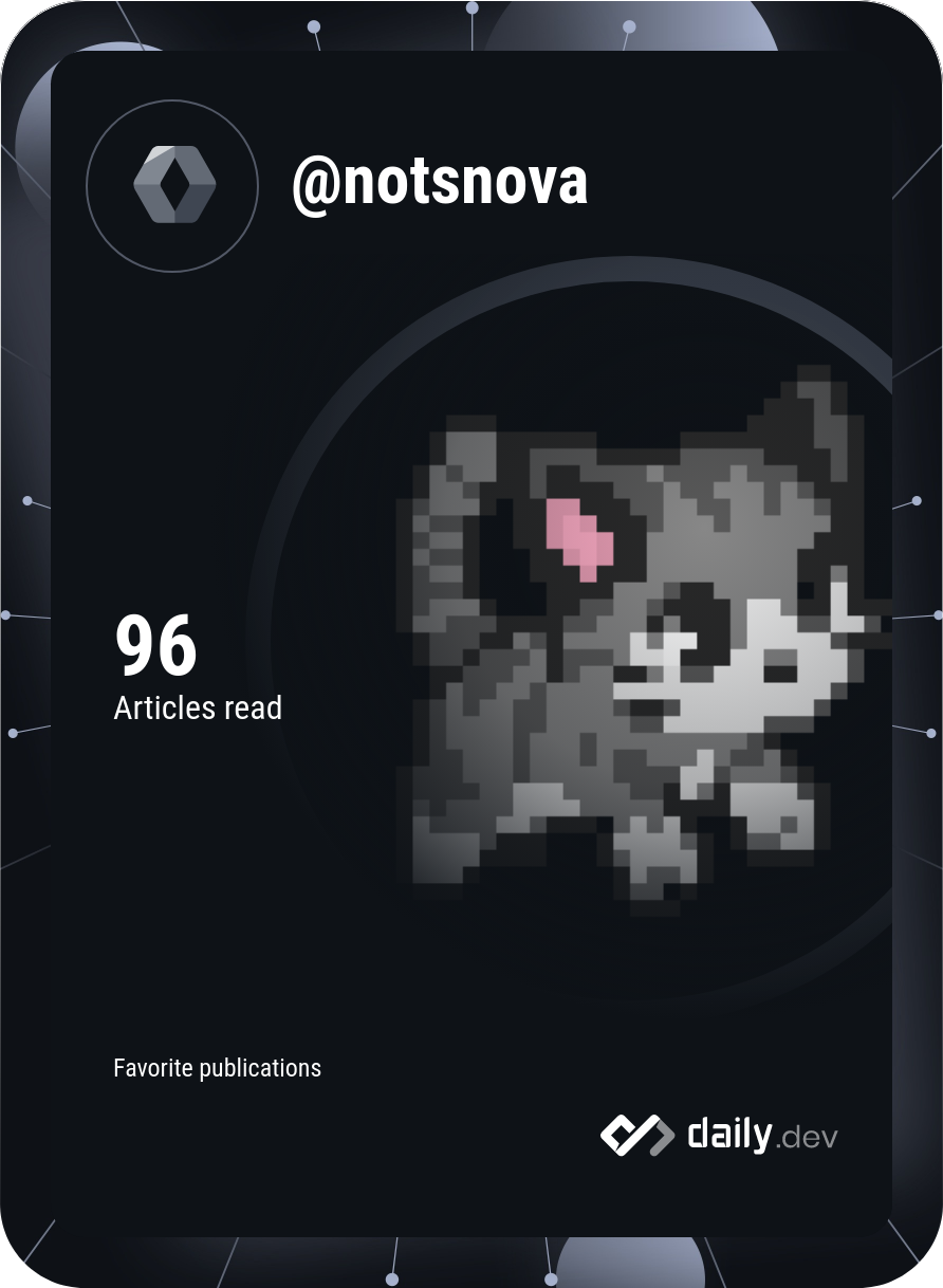 Snova's Dev Card