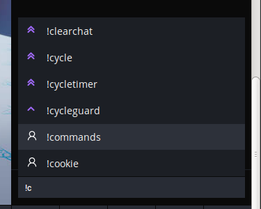 Command Autocomplete