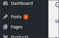 Edje WordPress - Add Number counter on Admin Menu