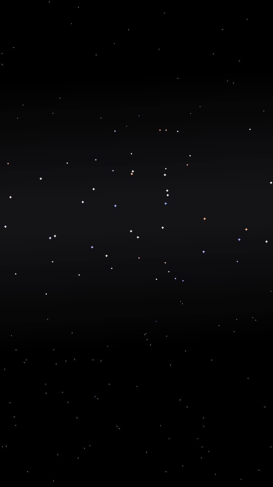 Procedurally generated starfield