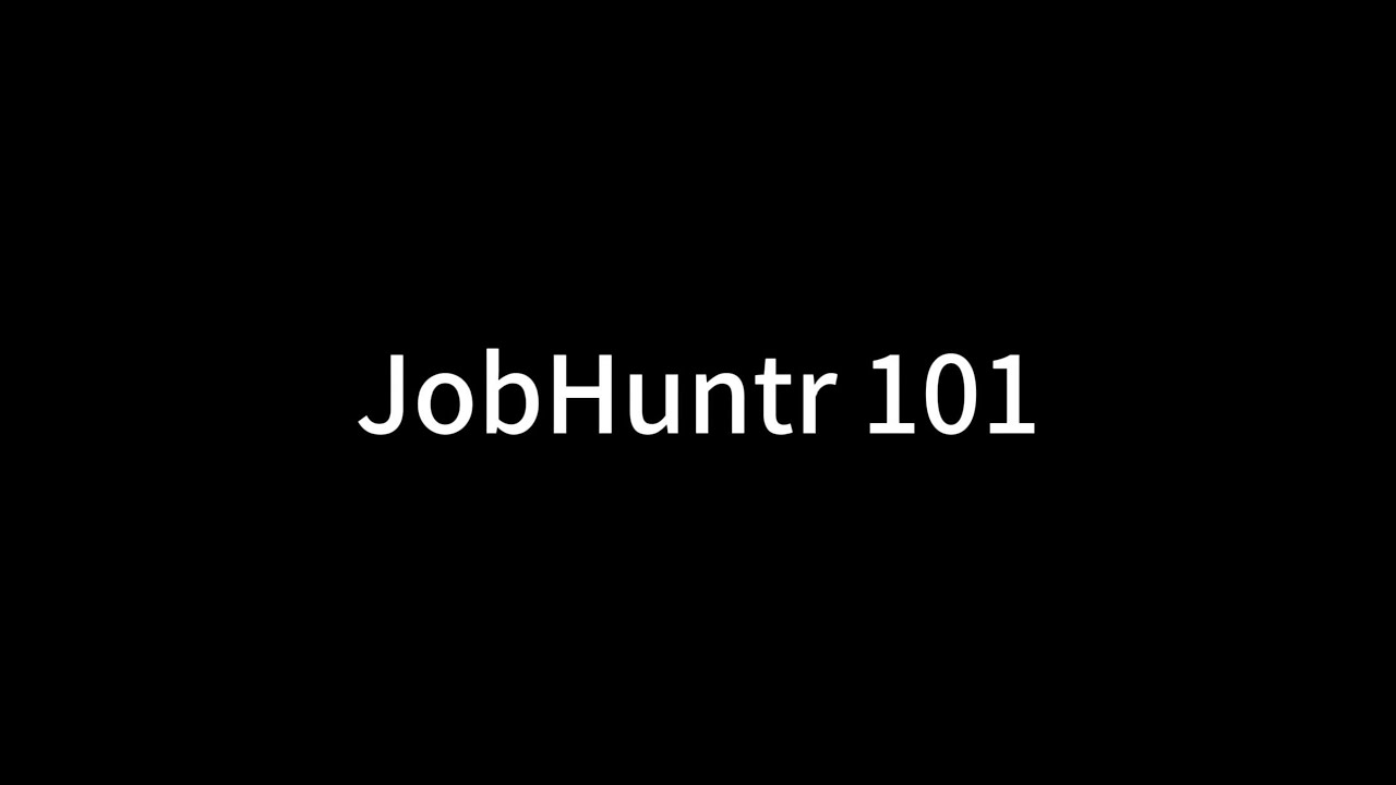 JobHuntr Demo