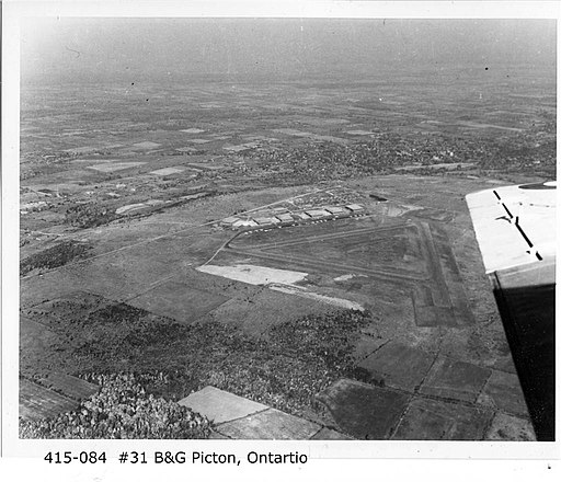 RCAF Picton Aerial View 1940s