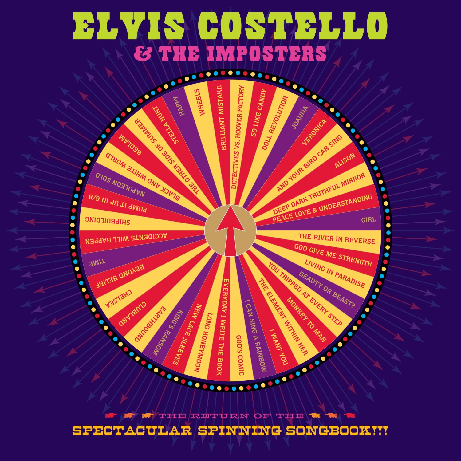 Cover image of Elvis Costello & The Imposters Spinning Songbook Album