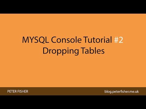 MYSQL Console Tutorials