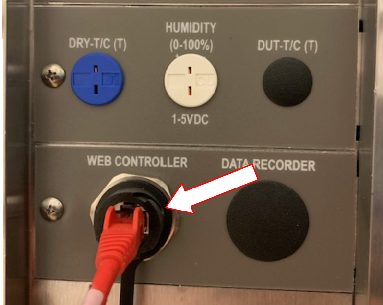 Connecting Ethernet cable
