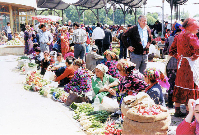 tashkent market, uzbekistan