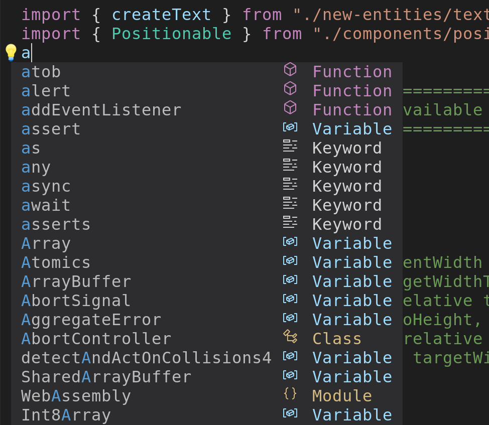 VS Code Dark+ Theme Colors and Icons