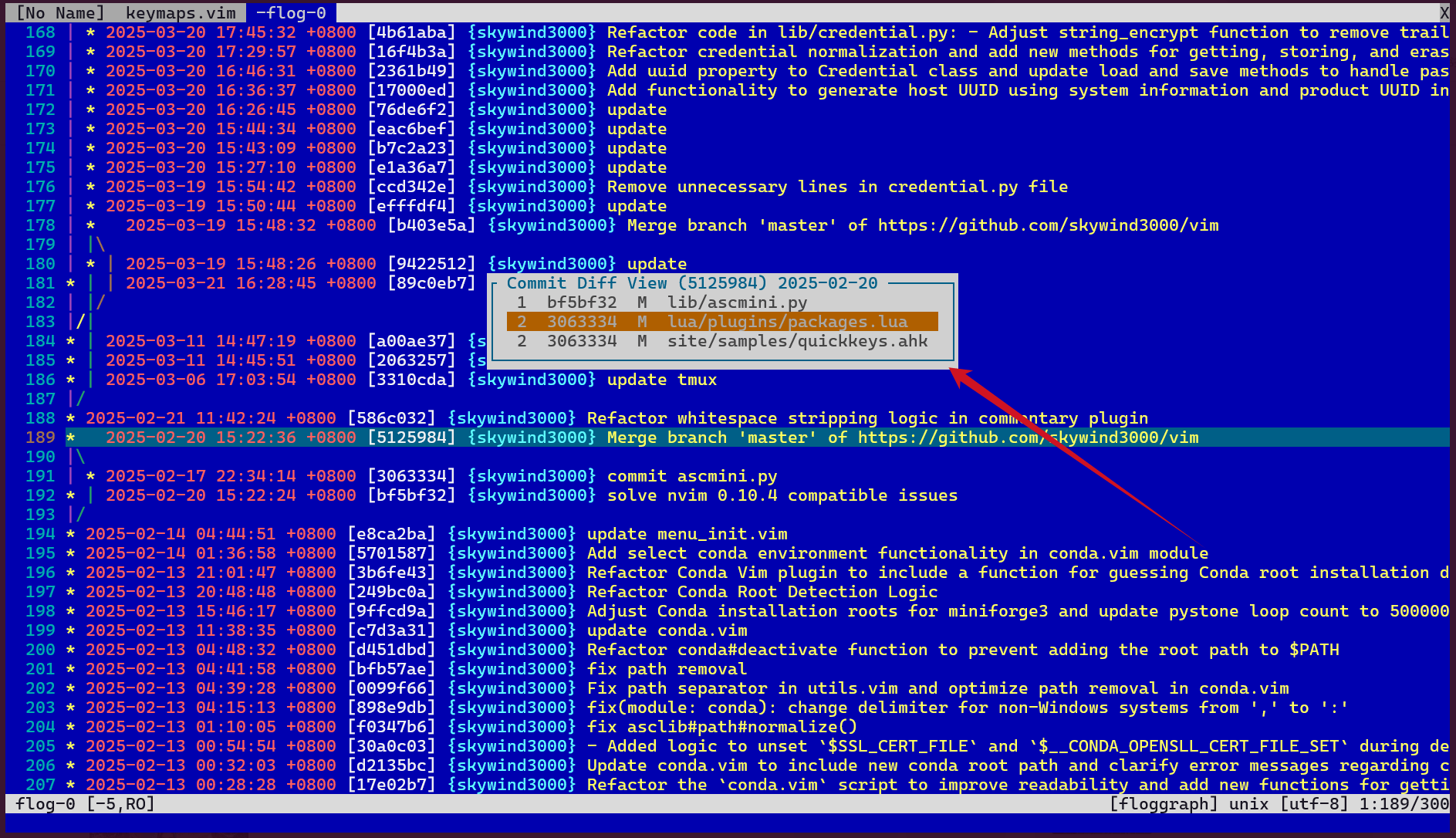 GitHub - skywind3000/vim-git-diffview: Side-by-side commit diffview for ...