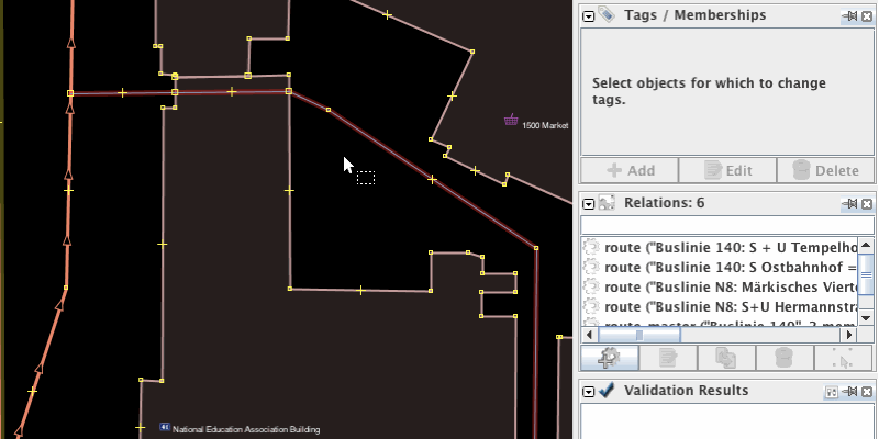 map a building passage