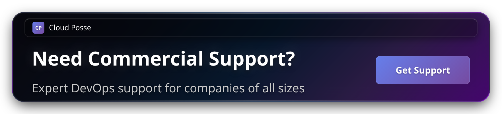 README Commercial Support