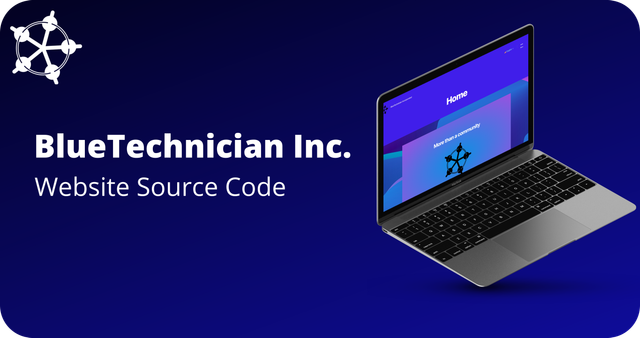 Source code of BlueTechnician Incorporated Website.