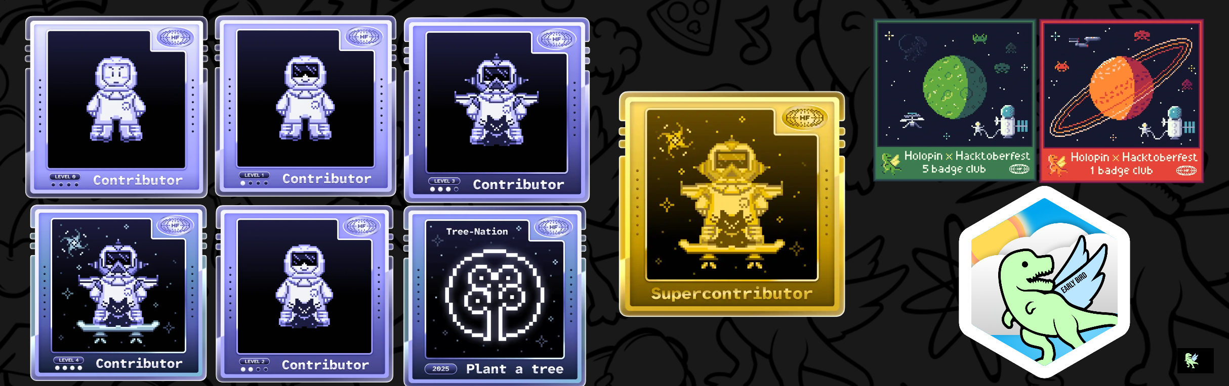 An image of @pritamnitj's Holopin badges, which is a link to view their full Holopin profile