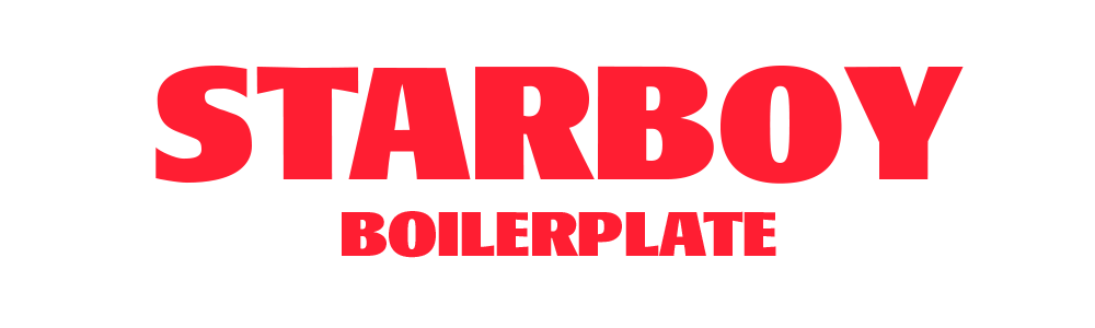 starboy boilerplate logo