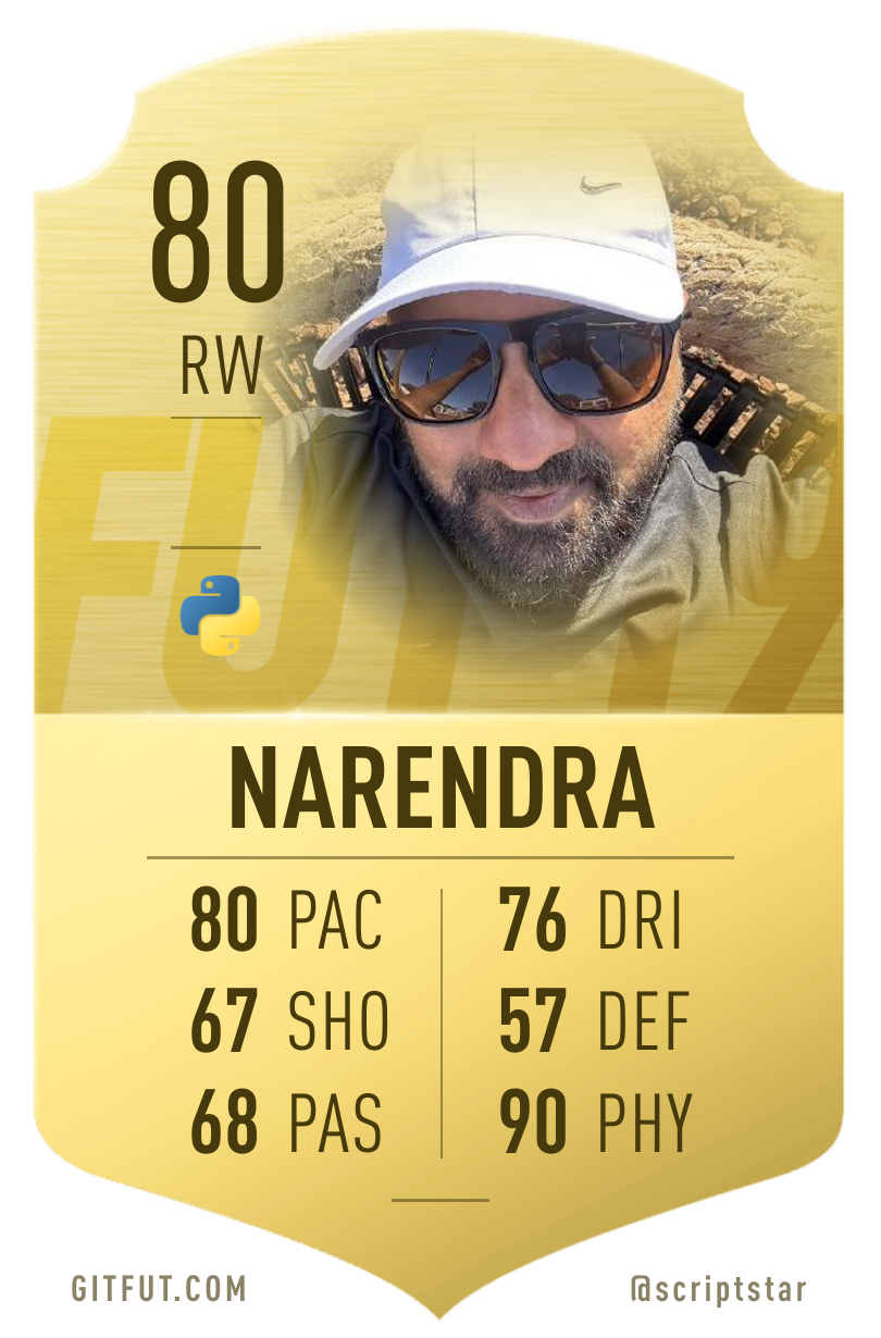 My GitFut card