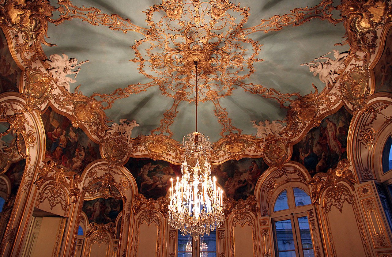 Germain Boffrand, salão oval da princesa, hôtel de Soubise, Paris, década de 1730. Foto: NonOmnisMoriar, 2012