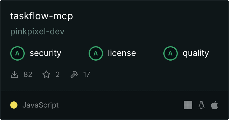 TaskFlow MCP server