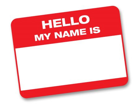 hello, my name is...