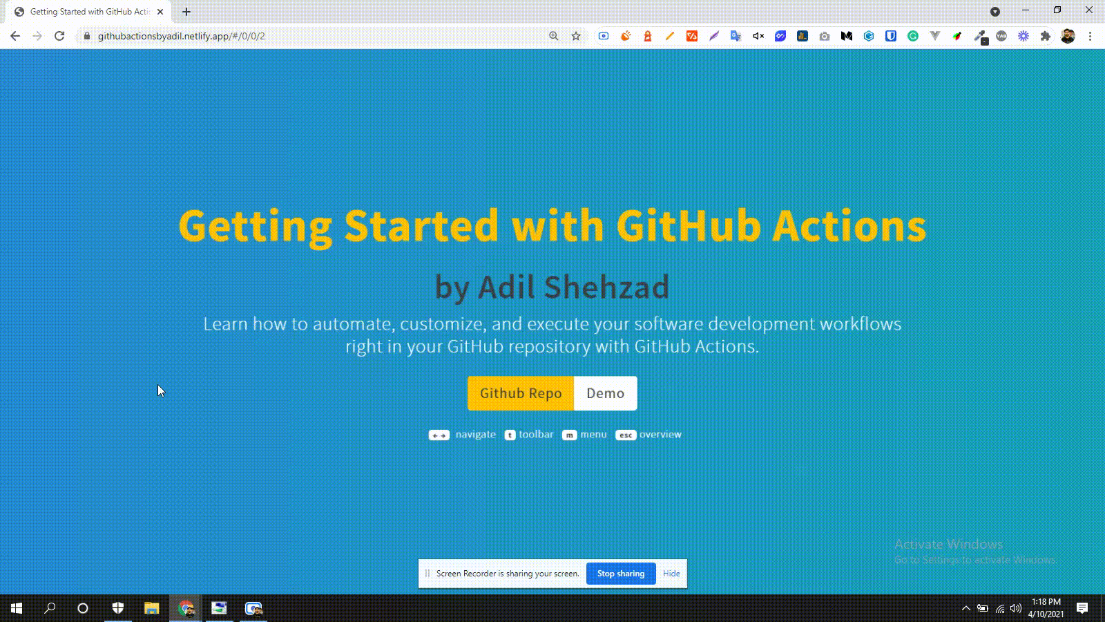 Getting Started with GitHub Actions