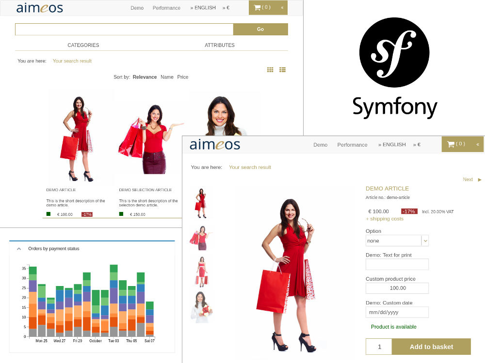Aimeos Symfony2 demo