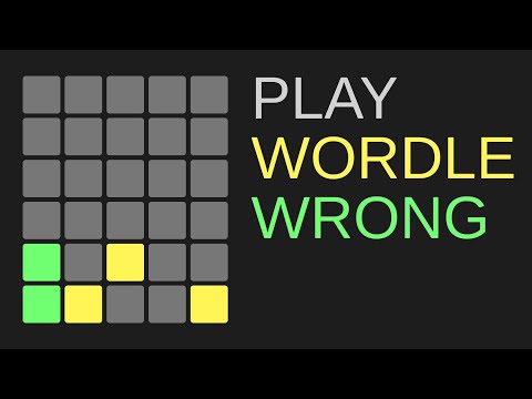 GitHub - SMarioMan/worst-wordle: Enumerates all of the worst possible ...