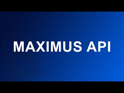 Maximus API. Authentication for Web Applications