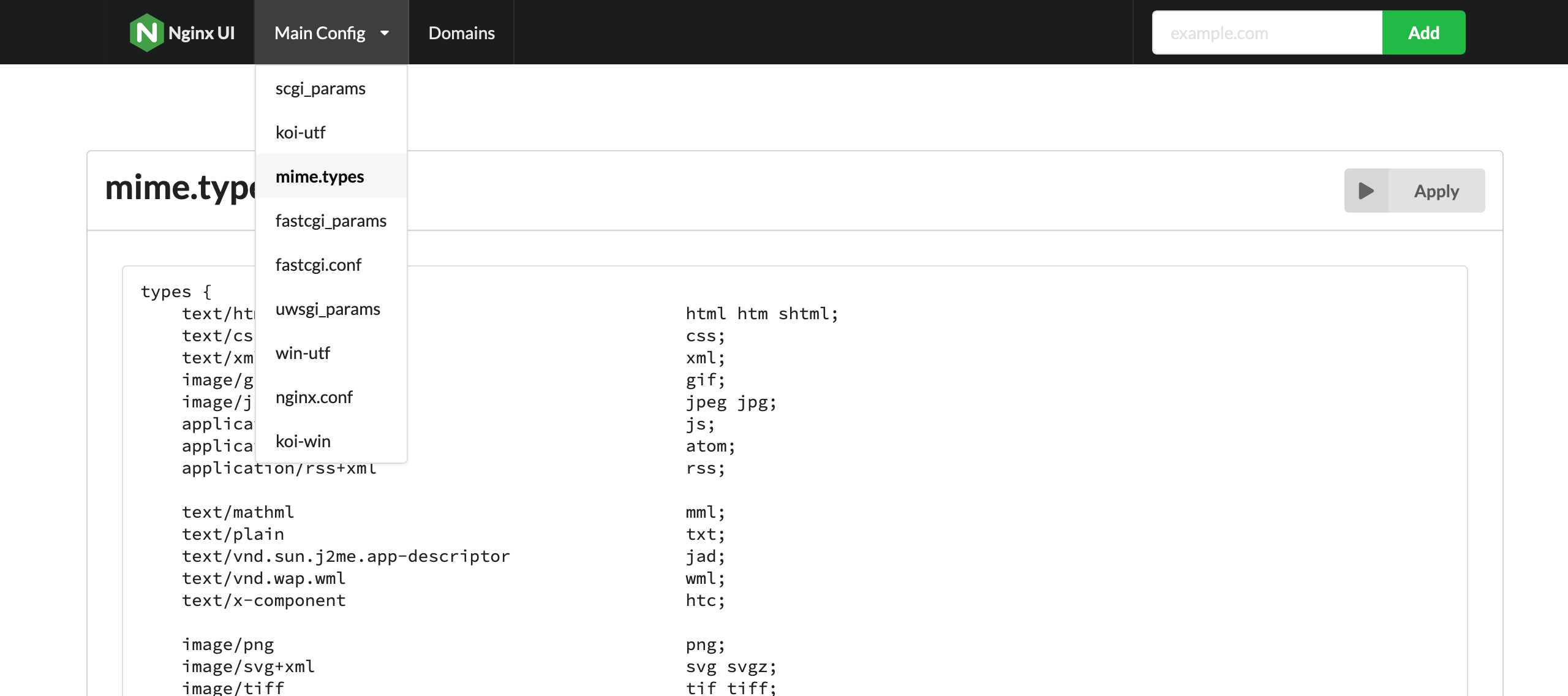 Image of Nginx UI