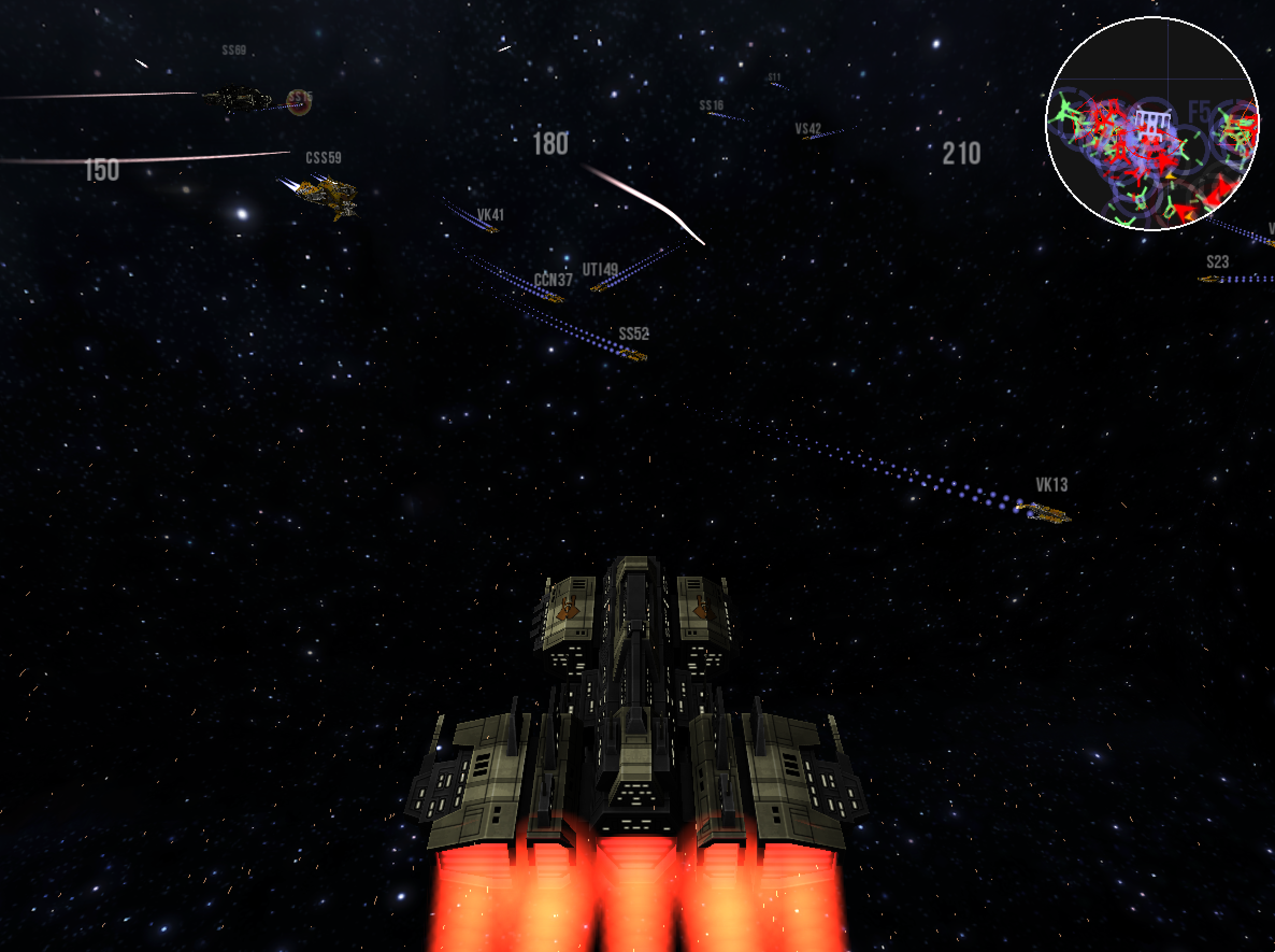 Main screen during a battle