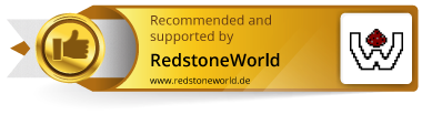 Cooperation-Label: Recommended and supported by RedstoneWorld