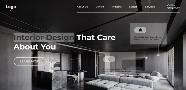 Interior-Design Homepage