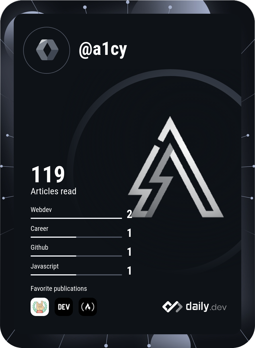 A1's Dev Card