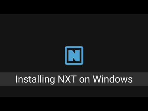 Installing NXT on Windows