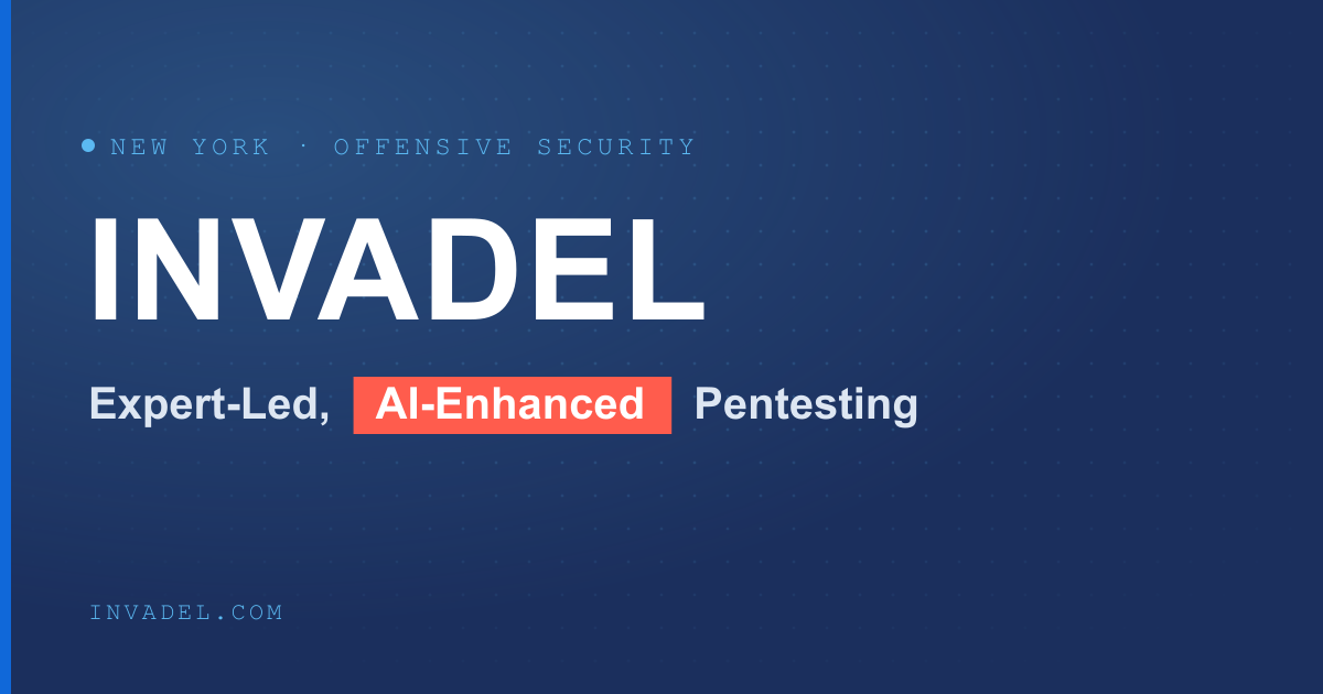Invadel — Penetration Testing