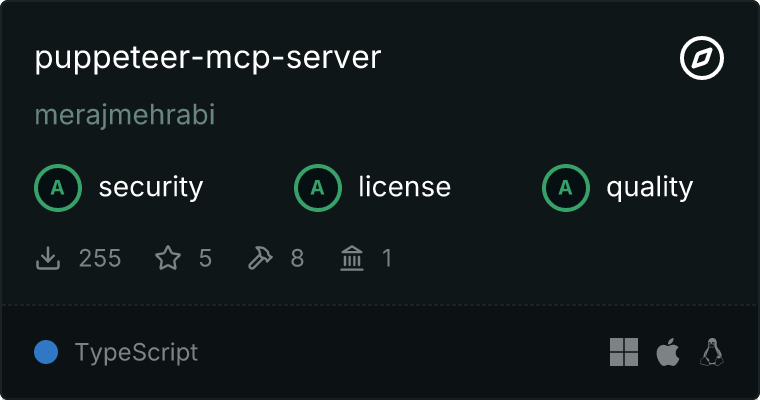 Puppeteer MCP Server