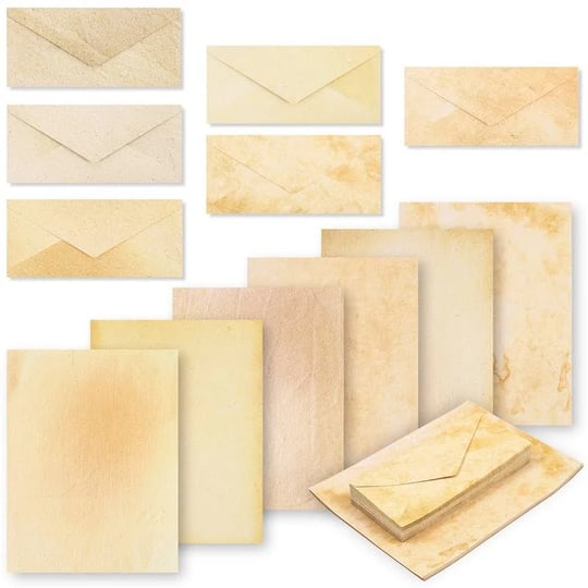 48-pack-stationery-paper-with-envelopes-6-old-fashion-aged-vintage-design-1