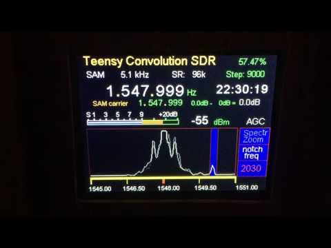 Teensy Convolution SDR video