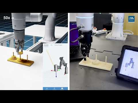 Rizon 4 Masters the Tower of Hanoi Game in Issac Sim with the Flexiv-Isaac Sim Bridge App